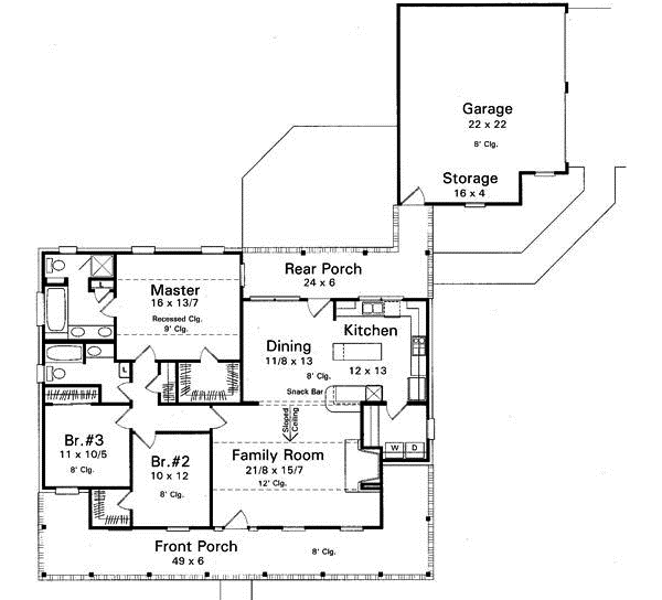 Main Floor Plan: 22-121