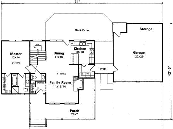 Main Floor Plan: 22-125