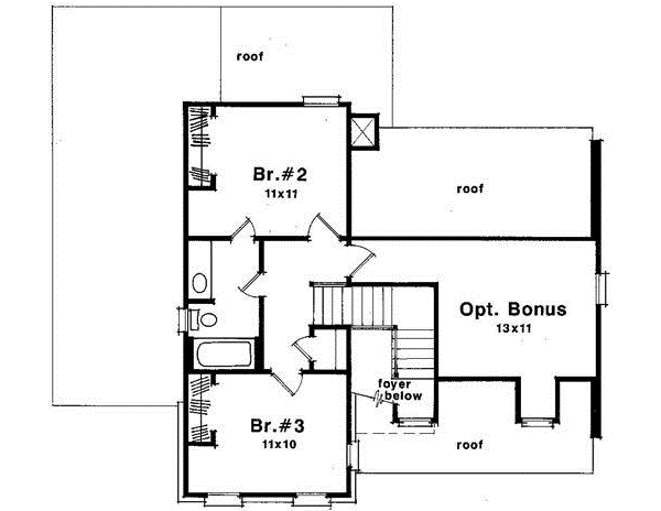 Upper/Second Floor Plan:22-138