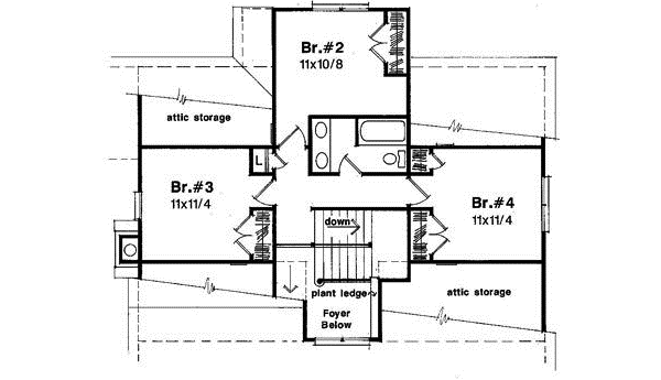 Upper/Second Floor Plan:22-150