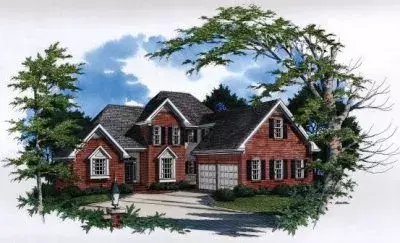 European house plans 22-158 - front exterior, 2,009 sq ft, 3 bed, 2 bath house plans | Monster House Plans