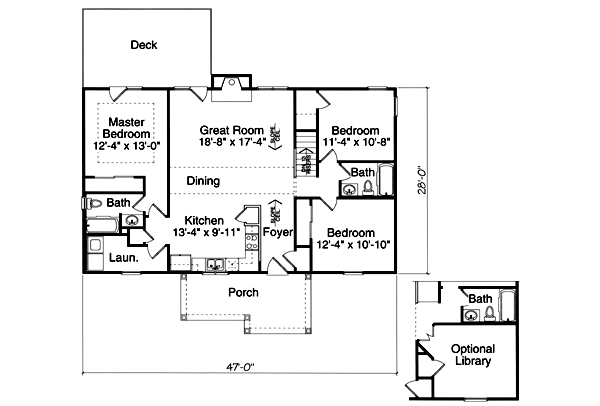 Main Floor Plan: 23-101