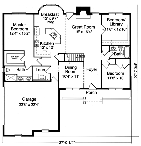 Main Floor Plan: 23-148
