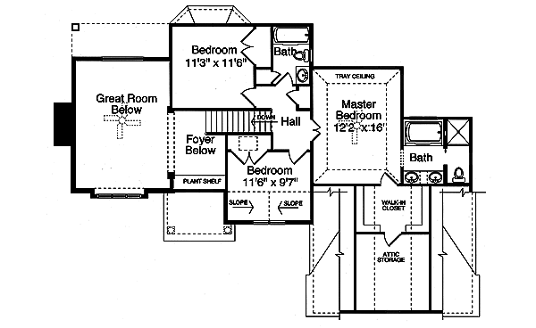 Upper/Second Floor Plan:23-153