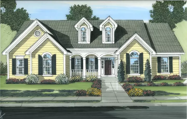 Southern house plans 23-186 - front exterior, 2,250 sq ft, 3 bed, 2 bath house plans | Monster House Plans