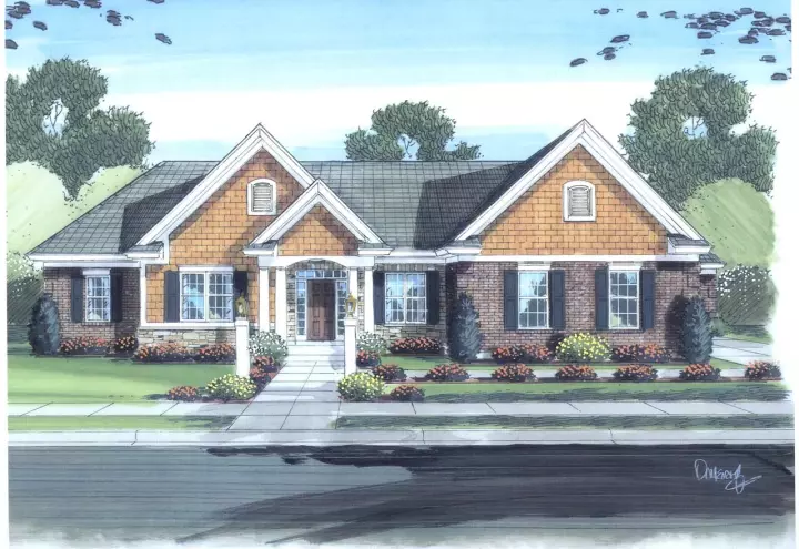 Traditional house plans 23-213 - front exterior, 2,553 sq ft, 3 bed, 3 bath house plans | Monster House Plans
