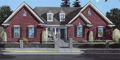 Traditional house plans 23-334 - front exterior, 2,925 sq ft, 4 bed, 3 bath house plans | Monster House Plans