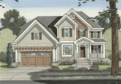 Country house plans 23-414 - front exterior, 2,027 sq ft, 3 bed, 2 bath house plans | Monster House Plans