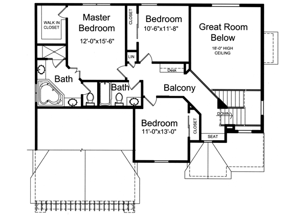 Upper/Second Floor Plan:23-414