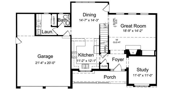 Main Floor Plan: 23-417