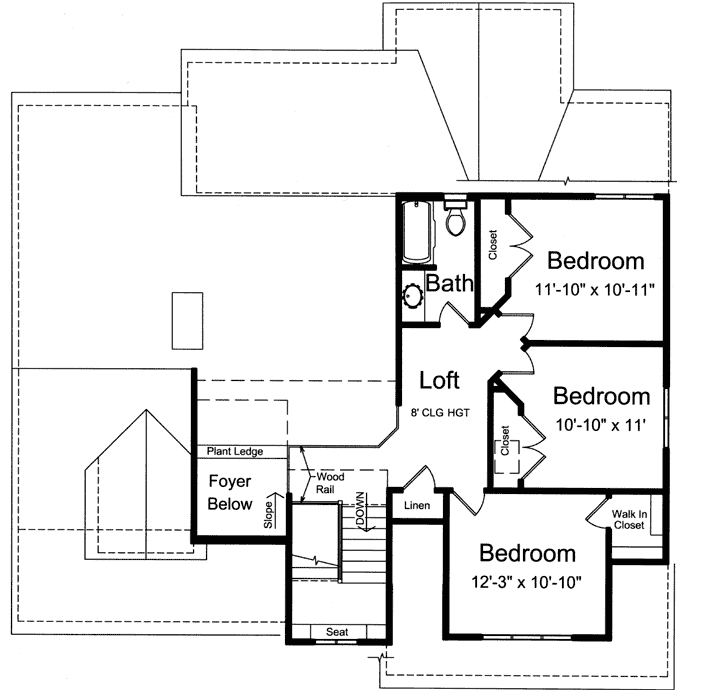 Upper/Second Floor Plan:23-472