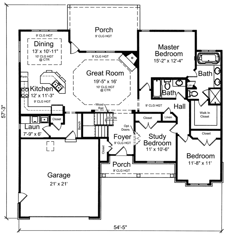 Main Floor Plan: 23-488