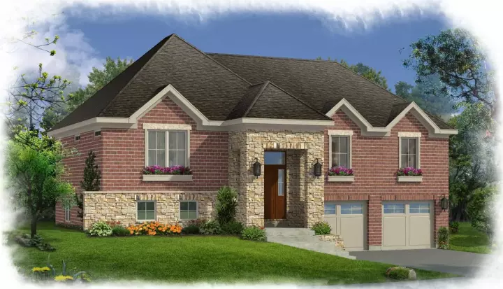 Traditional house plans 23-511 - front exterior, 1,498 sq ft, 3 bed, 2 bath house plans | Monster House Plans