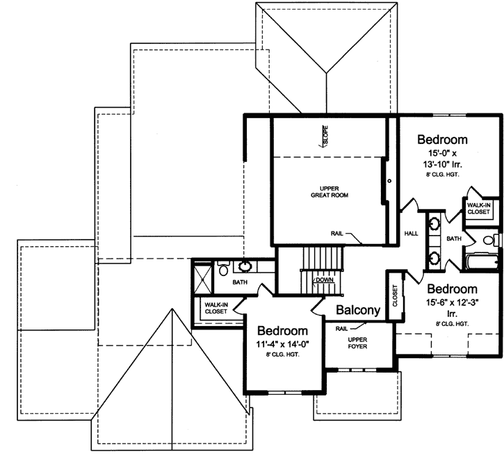 Upper/Second Floor Plan:23-520