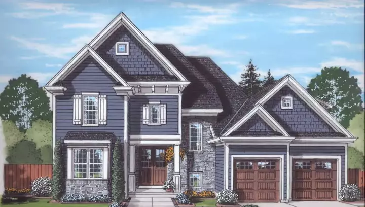 Country house plans 23-524 - front exterior, 3,246 sq ft, 4 bed, 3 bath house plans | Monster House Plans