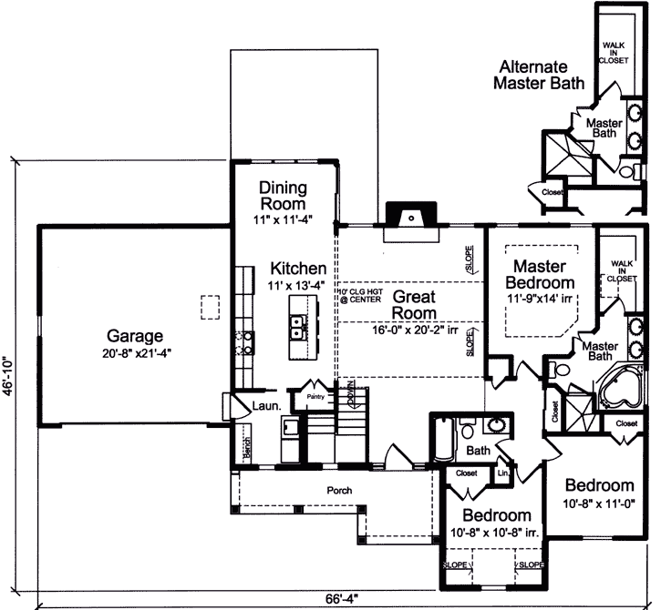 Main Floor Plan: 23-527