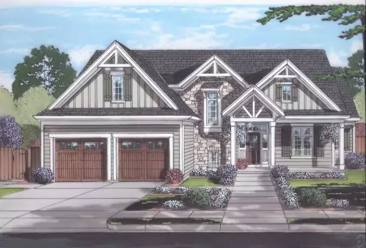 Traditional house plans 23-541 - front exterior, 1,951 sq ft, 3 bed, 2 bath house plans | Monster House Plans
