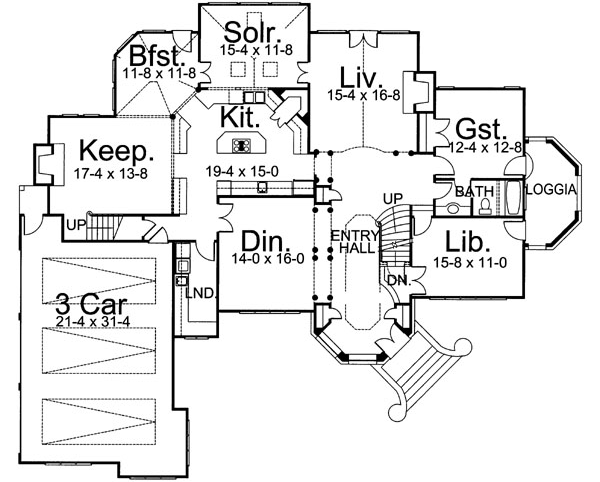 Main Floor Plan: 24-105
