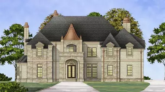 Mediterranean house plans 24-106 - front exterior, 3,708 sq ft, 4 bed, 4 bath house plans | Monster House Plans