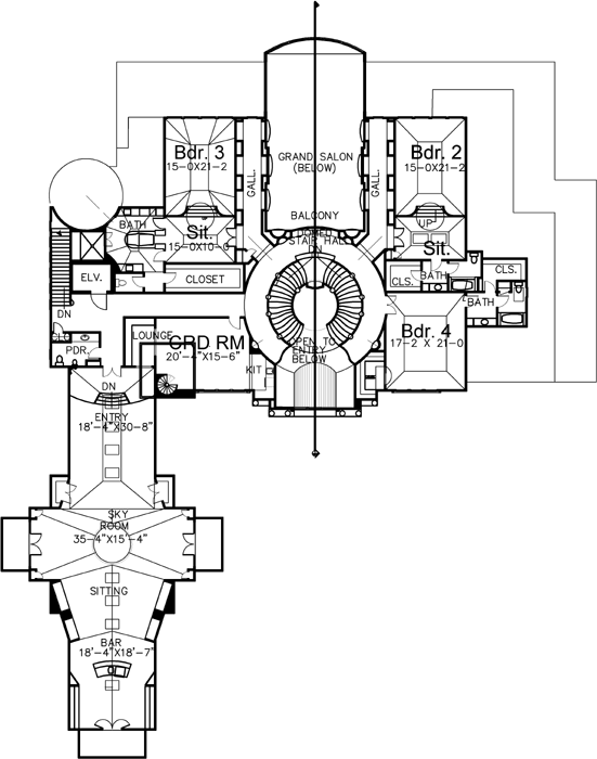 Upper/Second Floor Plan:24-120