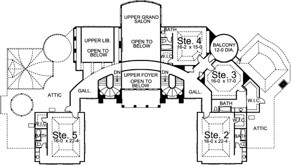 Upper/Second Floor Plan:24-122