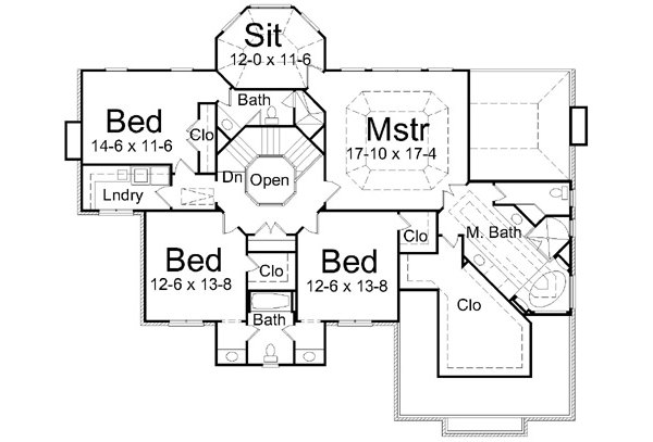Upper/Second Floor Plan:24-124