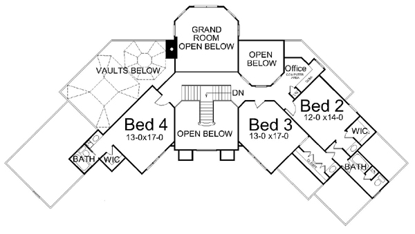 Upper/Second Floor Plan:24-158