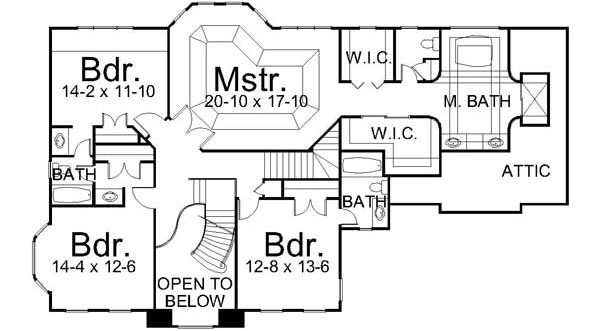 Upper/Second Floor Plan:24-160