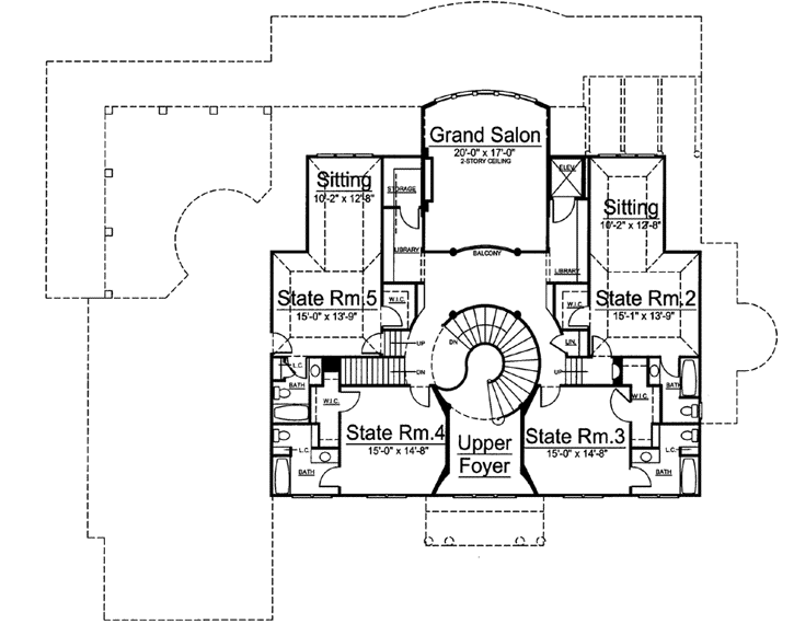 Upper/Second Floor Plan:24-170