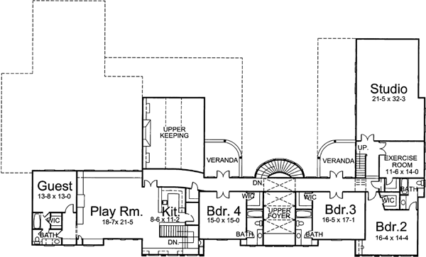 Upper/Second Floor Plan:24-190