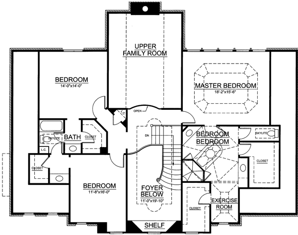 Upper/Second Floor Plan:24-191