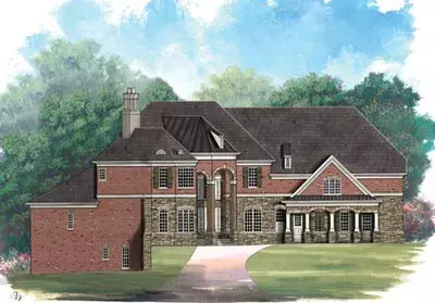 European house plans 24-194 - front exterior, 4,765 sq ft, 5 bed, 3 bath house plans | Monster House Plans