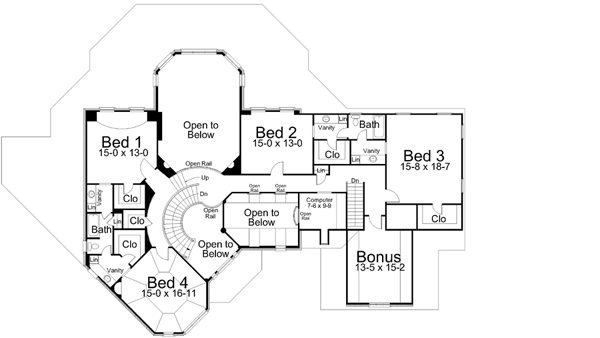 Upper/Second Floor Plan:24-194
