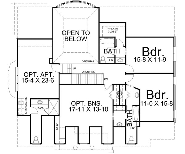Upper/Second Floor Plan:24-196