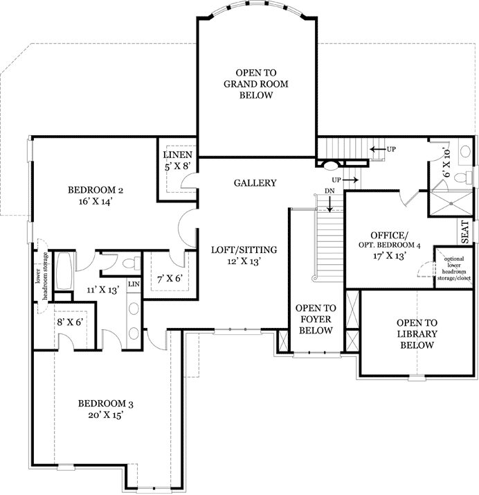 Upper/Second Floor Plan:24-198