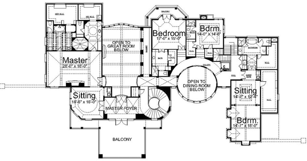 Upper/Second Floor Plan:24-199