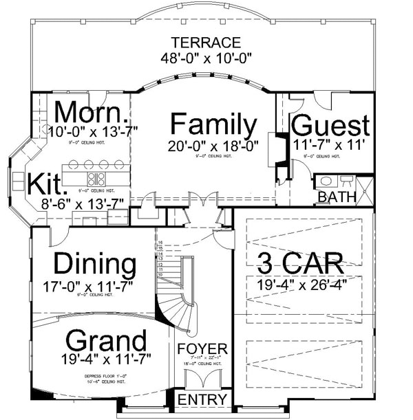 Main Floor Plan: 24-203