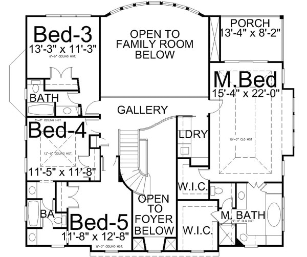 Upper/Second Floor Plan:24-203
