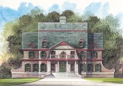 European house plans 24-206 - front exterior, 3,054 sq ft, 4 bed, 3 bath house plans | Monster House Plans