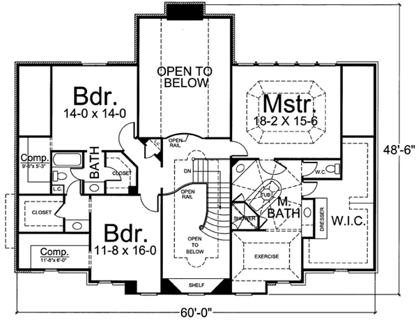 Upper/Second Floor Plan:24-206
