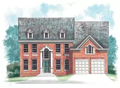 Colonial house plans 24-209 - front exterior, 2,780 sq ft, 5 bed, 4 bath house plans | Monster House Plans