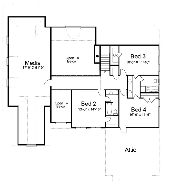 Upper/Second Floor Plan:24-212