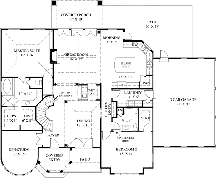 Main Floor Plan: 24-222
