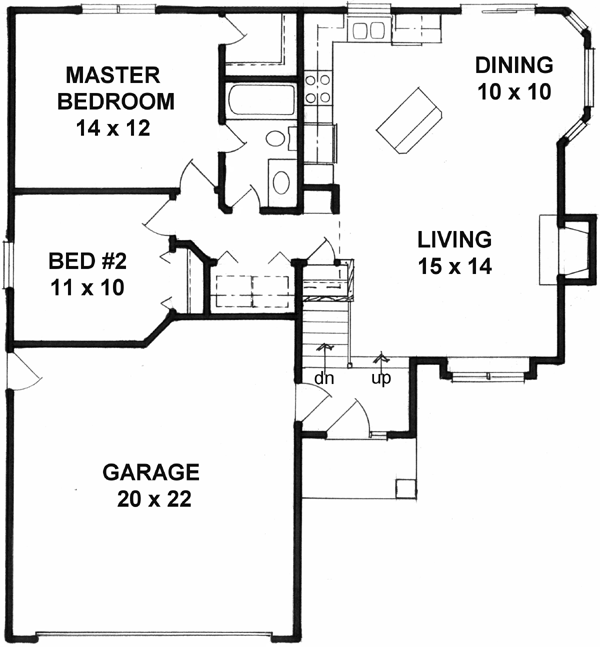 Main Floor Plan: 25-101