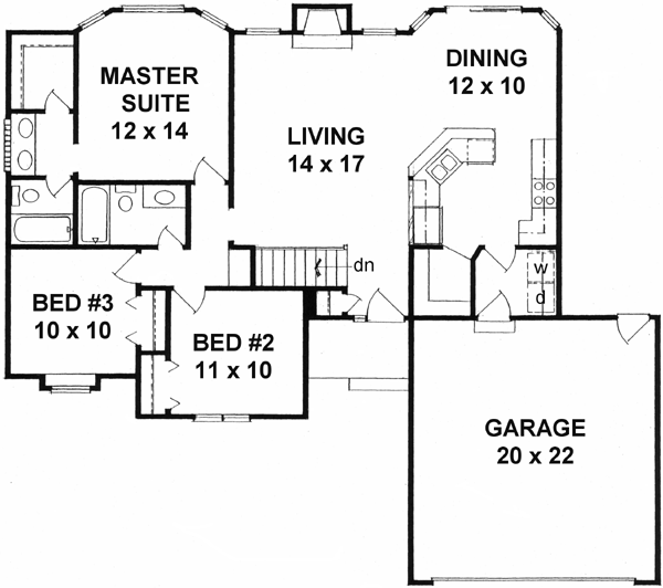 Main Floor Plan: 25-111