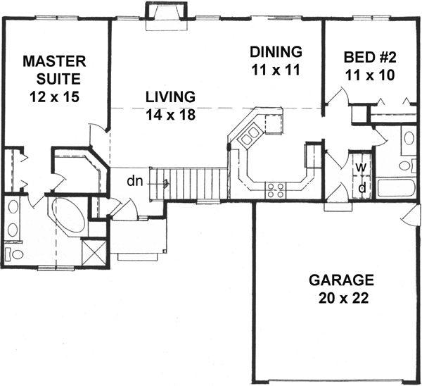 Main Floor Plan: 25-112