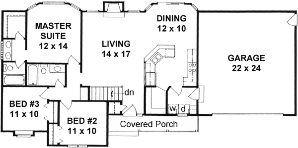 Main Floor Plan: 25-113