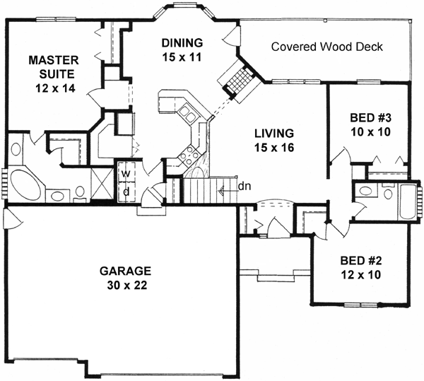 Main Floor Plan: 25-121