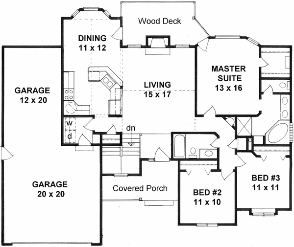 Main Floor Plan: 25-129