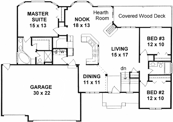 Main Floor Plan: 25-142